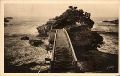 CPA Cote Basque Biarritz Les Rochers de Basta