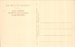 CPA Cote Basque Biarritz Le Cap Saint Martin