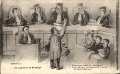 CPA Legends of St Saulge Summers you natit of Morvan Not Me sieu the President J sounds of Saint Saulge Folklore