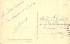 CPA Toulon Fountain Of the Suchet Place