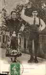 CPA Danseurs catalans Folklore Costume Danse