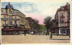 CPA Dijon Avenue Marrchal Foch And Rue Of the Terminal Hotel