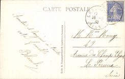 CPA Way of the Ladies Monument of Hurtebise Militaria