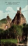 CPA Le puy Les Deux Rochers St Michel et Corneille 