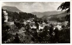 CPA Bourboule View and Mounts Gild