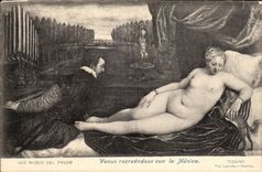 CPA Museum Of the Come prapo Recreandose Idiot Musica Tiziano Madrid