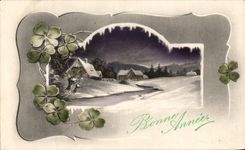 CPA Bonne Annee Trelfes