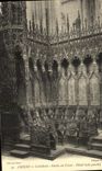 CPA Amiens Cathedral Stalls of Chorus Detail