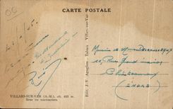 CPA Villars On VAr Under the Chestnut trees Children