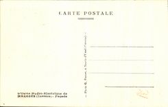 CPA the Electric Hydro Factory of Mareges Frontage