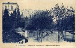 CPA Toulon Boulevard of Stresbourg and the Observatory of the Navy