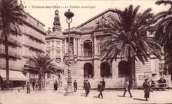 CPA Toulon on Sea the Muncicipal Theater