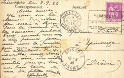 Estacion de los jardines y de tren de CPA Limoges