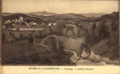 CPA Museum Of Luxembourg Landscape Andre Tzanck