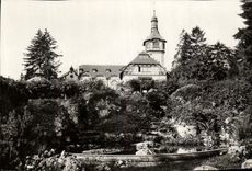CPA Mulhouse Zoological garden the Restaurant and the Cave