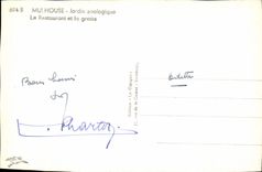 Jardin zoologico de CPA Mulhouse el restaurante y la cueva