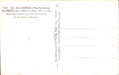 CPA Lourdes Pibeste De Lourdes Effects Light On the Mountains