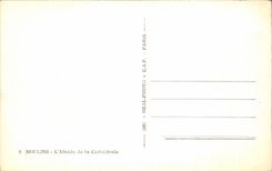 CPA Moulins the Apse Of the Cathedral