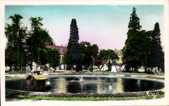 CPA Moulins Basin Of the Place Of the Republic