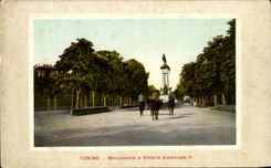 CPA Torino Monumento A Vittorio Emanuele II