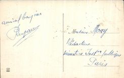 CPA the Low Pyrenees Pau castle Henri IV and the peak of the South of Ossau