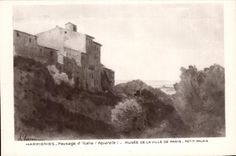 CPA Harpignies Landscape Of Italy Museum Of the Town Of Paris