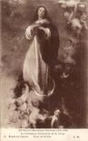 CPA Murillo Concepiton Immacuiee Of the Virgin Museum of Louvre Paris School of Seville