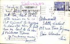 CPA Trouville Queen Of the Beaches Large Hotels On the Beach