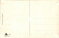 VINTAGE POSTCARD Landscape in snow