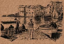 VINTAGE POSTCARD Corsica In Corsica Corsica Navy Corsica Boat