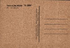 POSTAL Corcega de la VENDIMIA la cala Corcega de Corcega