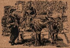 VINTAGE POSTCARD Causette Folklore Ass