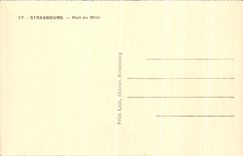 VINTAGE POSTCARD Strasbourg Port of the Rhine Boats