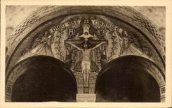 VINTAGE POSTCARD the Basilica of Lisieux the Mosaic Crypt Of Nathex