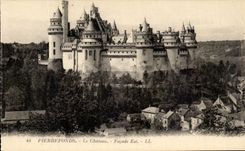 CPA Pierrefonds La Chateau Facade Est