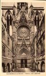 VINTAGE POSTCARD Cathedral Of Rouen Gate Of the Booksellers