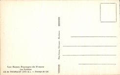 CPA Les Beaux Paysages de France Les Pyrenees Col du Tourmalet Passage du Col