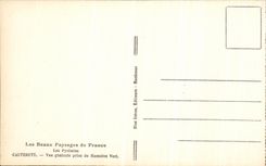 CPA Les Beaux Paysages de France Les Pyrenees Cauterets Vue Generale prise du Mamelon Vert