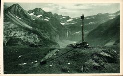 VINTAGE POSTCARD Beautiful Landscapes of France the Pyrenees Gavarnie the Circus Seen from of the Bellevue Terrace