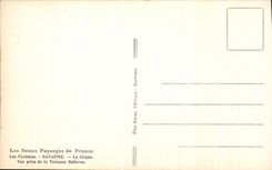 VINTAGE POSTCARD Beautiful Landscapes of France the Pyrenees Gavarnie the Circus Seen from of the Bellevue Terrace