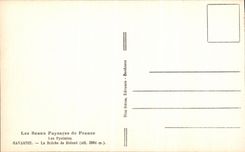 VINTAGE POSTCARD Beautiful Landscapes of France the Pyrenees Gavarnie the Breach of Roland