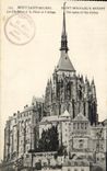 VINTAGE POSTCARD Mont Saint Michel Bells And the Arrow of L Abbey