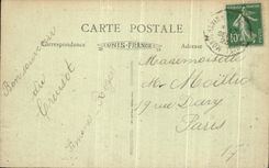 Talleres de Creusot de la POSTAL de la VENDIMIA de las prensas y de los pisones