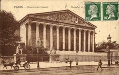 VINTAGE POSTCARD Paris Room of Deputies