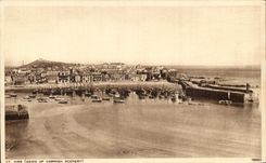 VINTAGE POSTCARD St Ives Gems off Cornish scenery Boats