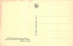 VINTAGE POSTCARD Dining National Monument Militaria