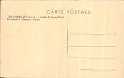 CPA Toulouse Jardin Du Grand Rond Monument a Clemence Isaure 