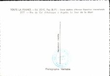 CPSM Route of the collar D Aubisque has Argeles the leap of death