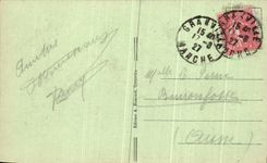 CPA Granville La Mer en Tempete 