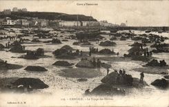 CPA Cancale Le Triage Des Huitres Peche 